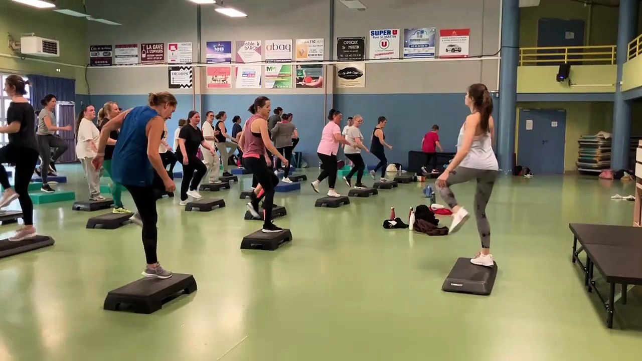 MERCI AXELLE ET AUX 55 PARTICIPANTS AU STAGE AERO STEP DU SAMEDI 28 MARS 2026