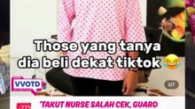 ‘Takut nurse salah cek, guard tak bagi keluar’  - effort suami beli baju  raya polkadot sedondon baju wad isteri ramai terhibur