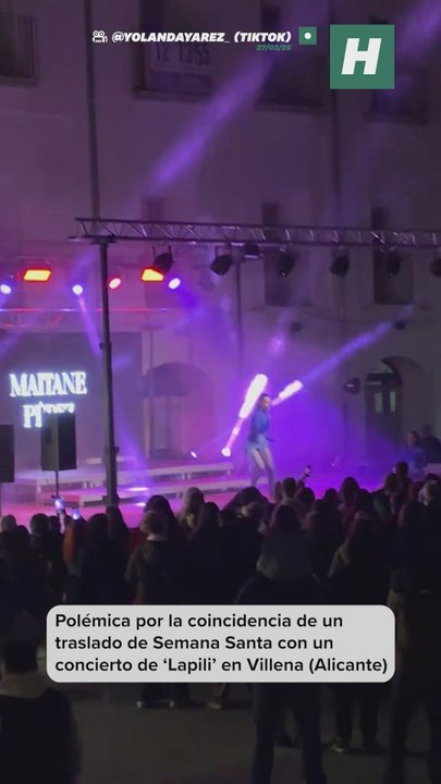 Polémica por la coincidencia de una procesión con un concierto de Lapili