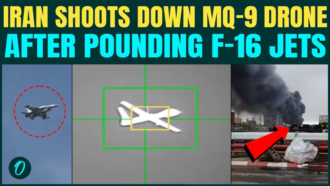 VIDEO: Iran SHOOTS DOWN US MQ-9 Reaper Shot Down Over Hormuz | IRGC BOOMS 138 Drones In War