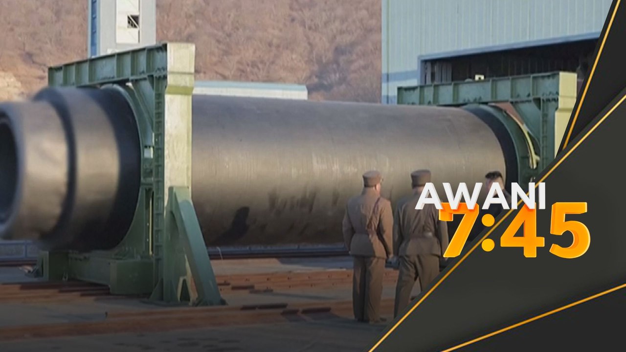 Kim Jong Un tinjau enjin roket pepejal dan kereta kebal baharu