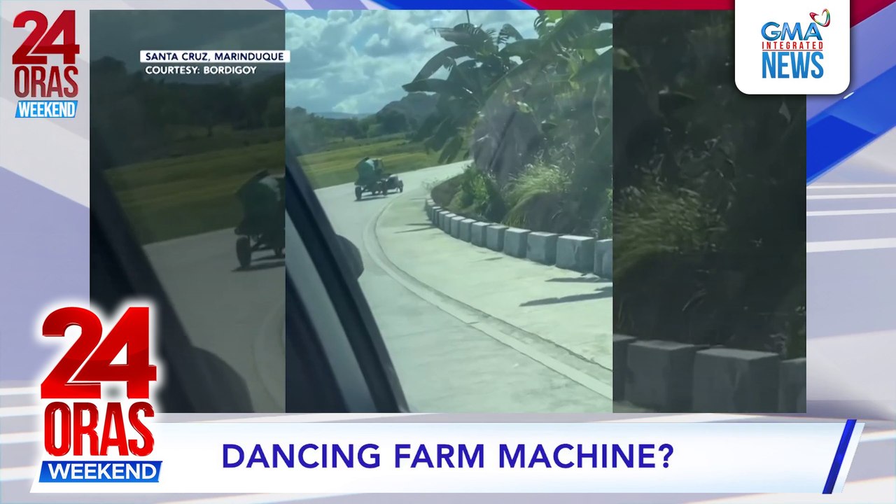 Dancing farm machine? | 24 Oras Weekend