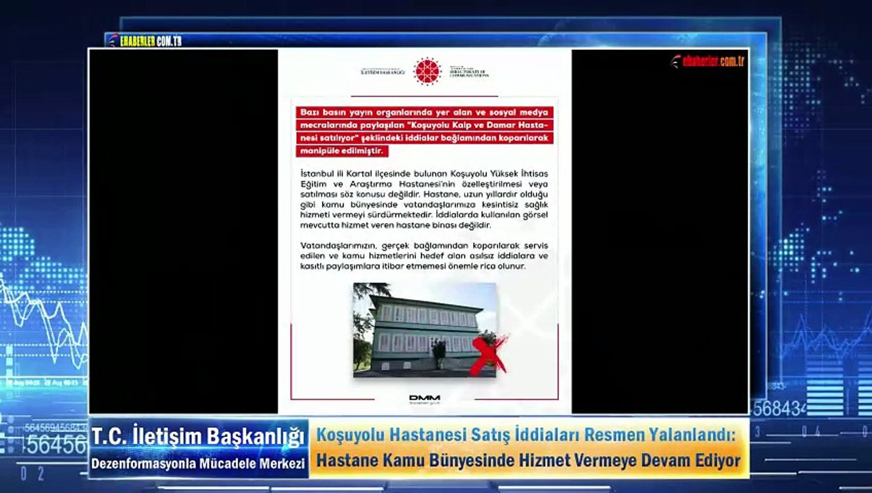 Koşuyolu Hastanesi Satış İddiaları Resmen Yalanlandı: Hastane Kamu Bünyesinde Hizmet Vermeye Devam Ediyor