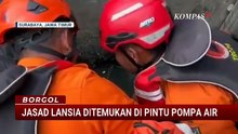 Geger! Jenazah Lansia Tersangkut di Pintu Pompa Air Barata Jaya Surabaya | BORGOL