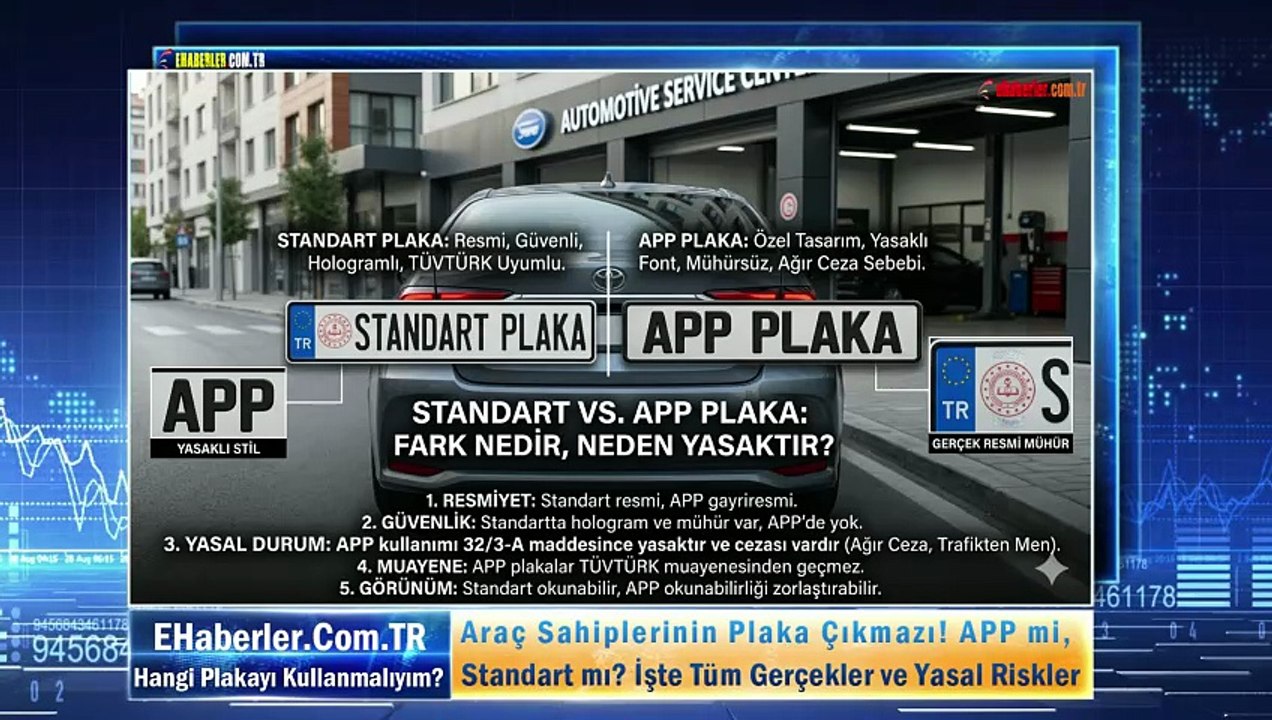 Araç Sahiplerinin Plaka Çıkmazı! APP mi, Standart mı? İşte Tüm Gerçekler ve Yasal Riskler