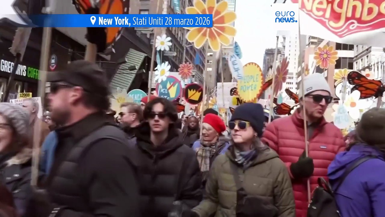 Da New York a Roma: in migliaia in piazza per la protesta 'No Kings' contro Trump