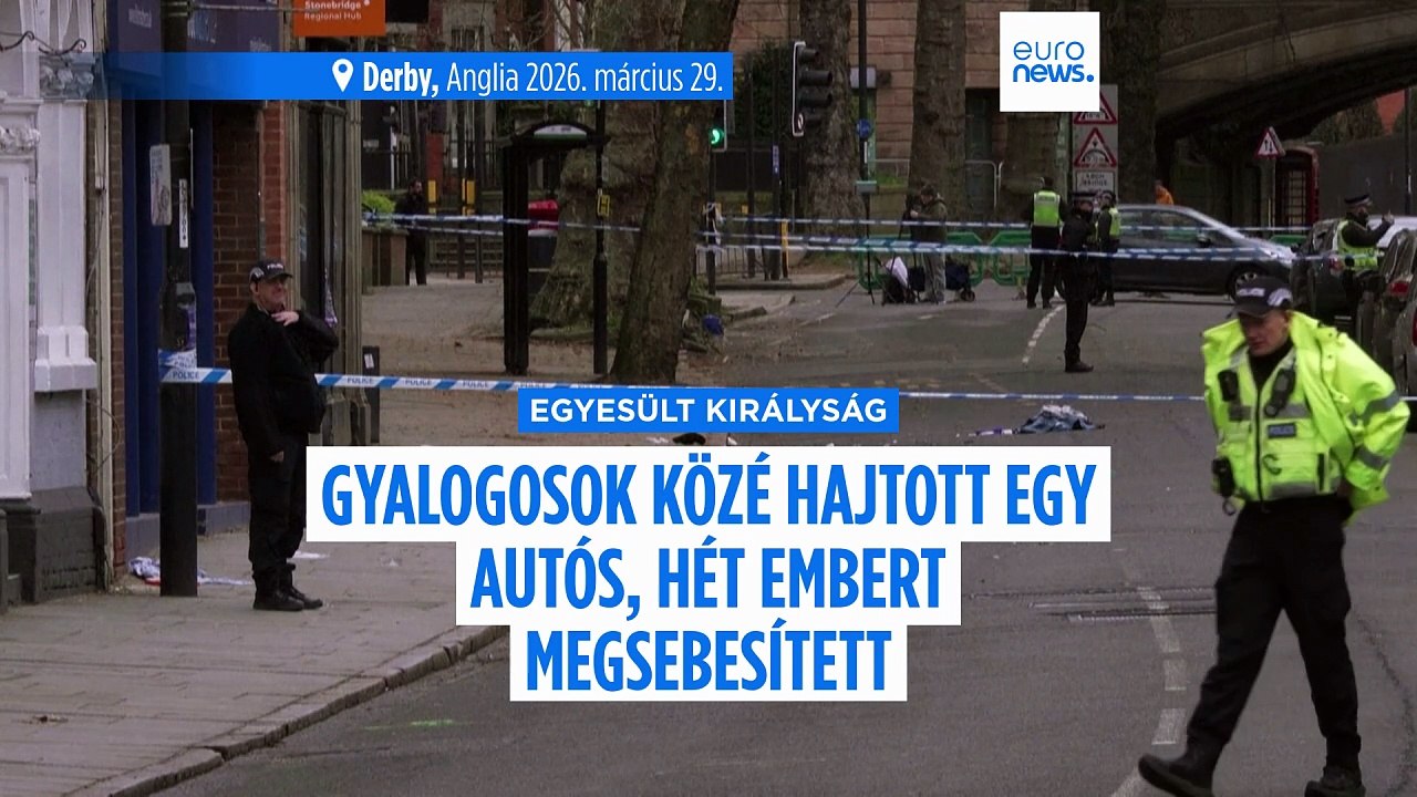 Gyalogosok közé hajtott egy autó Derbyben, többen megsérültek