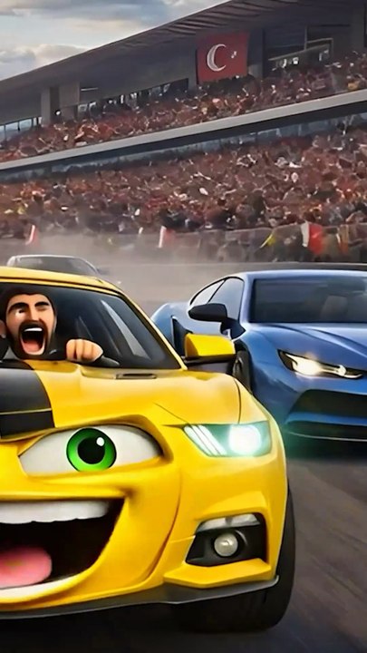 👉 🏁🌍Çizgi Film Çocuk | 3D Araba Yarışı 🚗🏁 | 🎬 2. Kısım – 4. Bölüm #shortsvideo