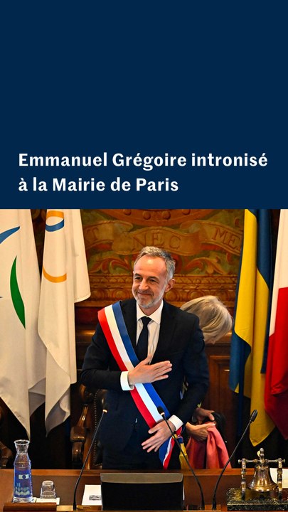 Emmanuel Grégoire intronisé à la Mairie de Paris