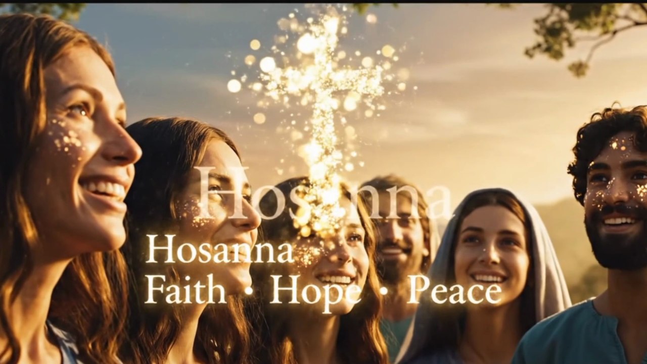 Palm Sunday Hosanna Worship Song | Blessed Sunday Music | Jesus Entry Jerusalem ✝️🌿