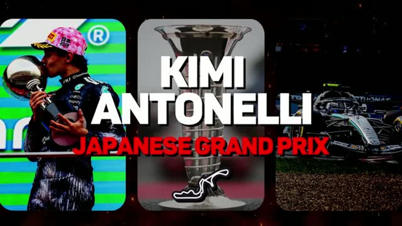 Japanese GP F1 Star Driver - Kimi Antonelli