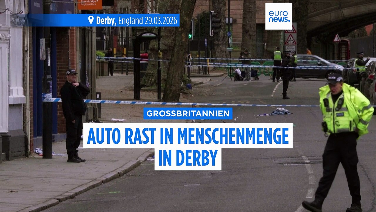 Terror im Ausgehviertel im britischen Derby? Autofahrer verletzt 7 Menschen