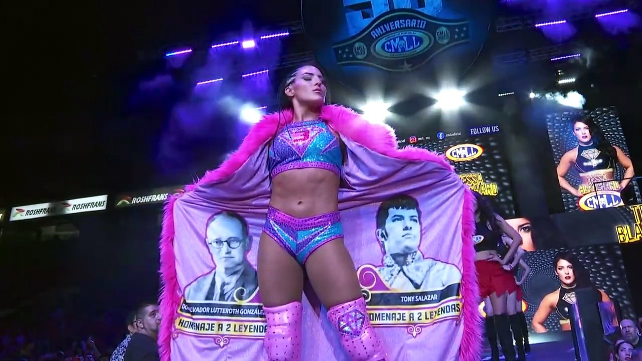 2024.03.29 CMLL Homenaje a Dos Leyendas - La Catalina, Willow Nightingale & Tessa Blanchard vs Lluvia, Zeuxis & Stephanie Vaquer