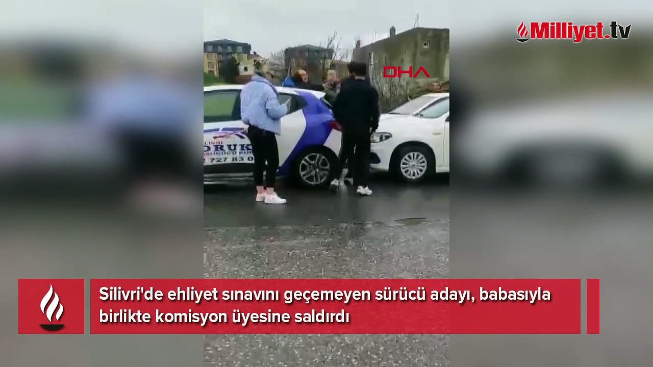 Ehliyet sınavında görülmemiş olay! Yeterli puan alamayınca komisyon üyesine saldırdılar