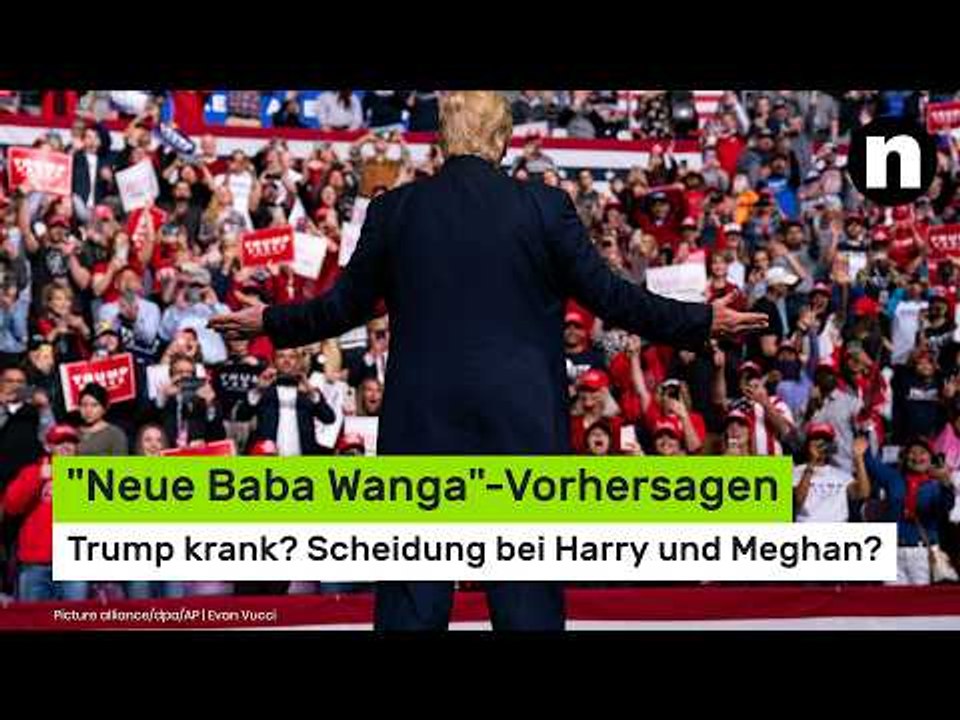 'Neue Baba Wanga'-Vorhersagen: Trump krank? Scheidung bei Harry und Meghan? - So heftig wird 2026