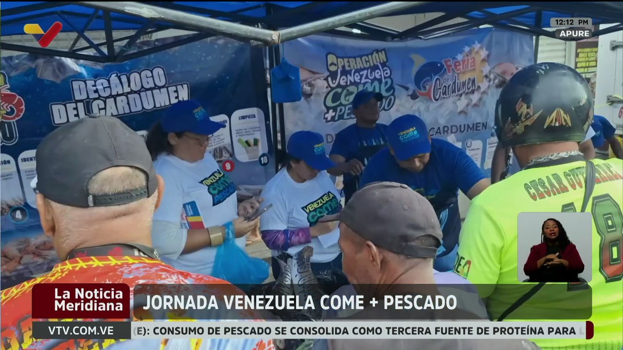 Pueblo apureño disfruta de la variedad de pescados que le ofrece la Jornada Venezuela Come + Pescado
