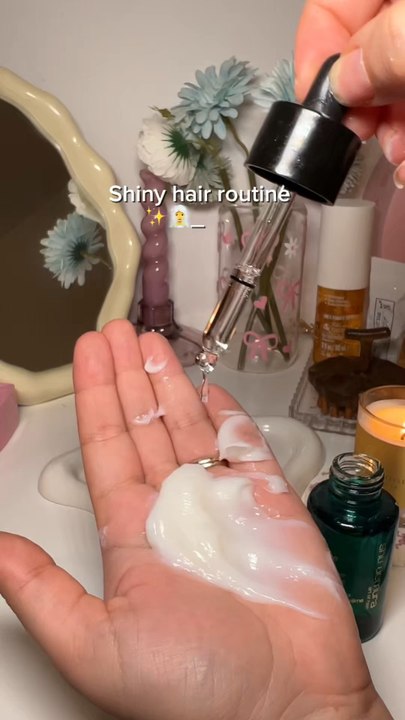 Routine cheveux brillants ✨✨