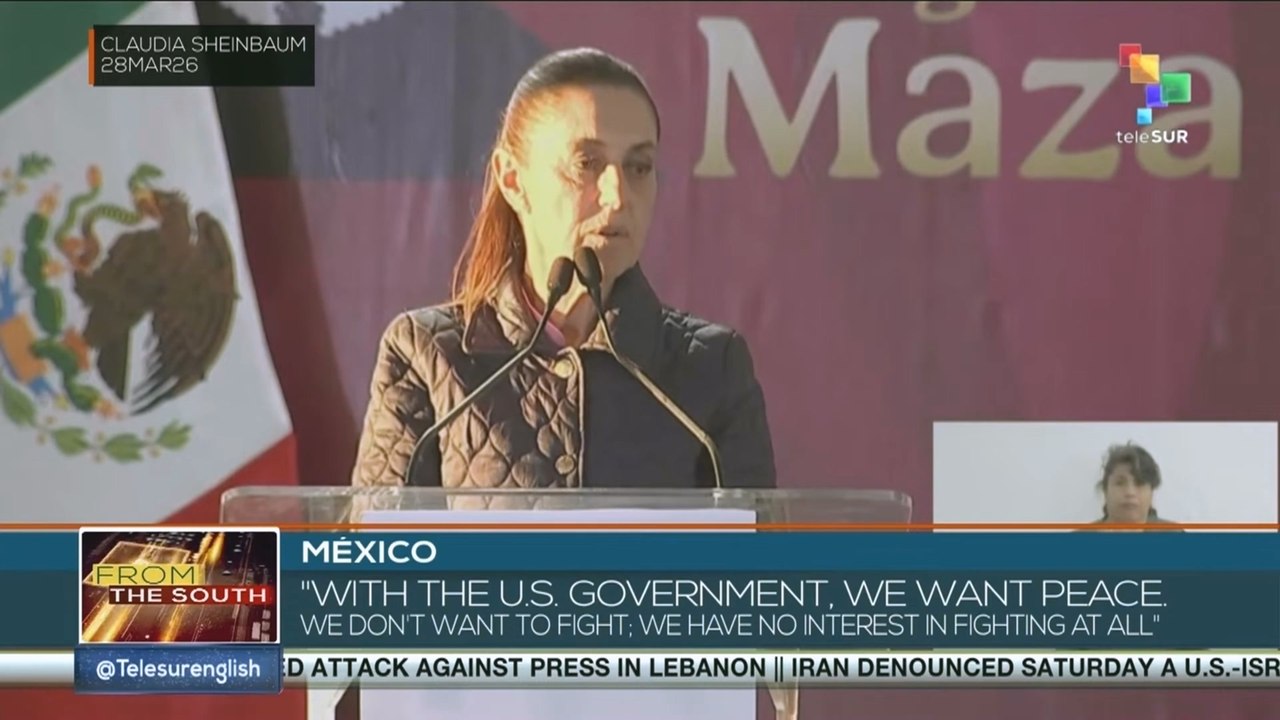 Mexico: President Sheinbaum reiterates that Gulf shared with the U.S. is called "Gulf of Mexico"