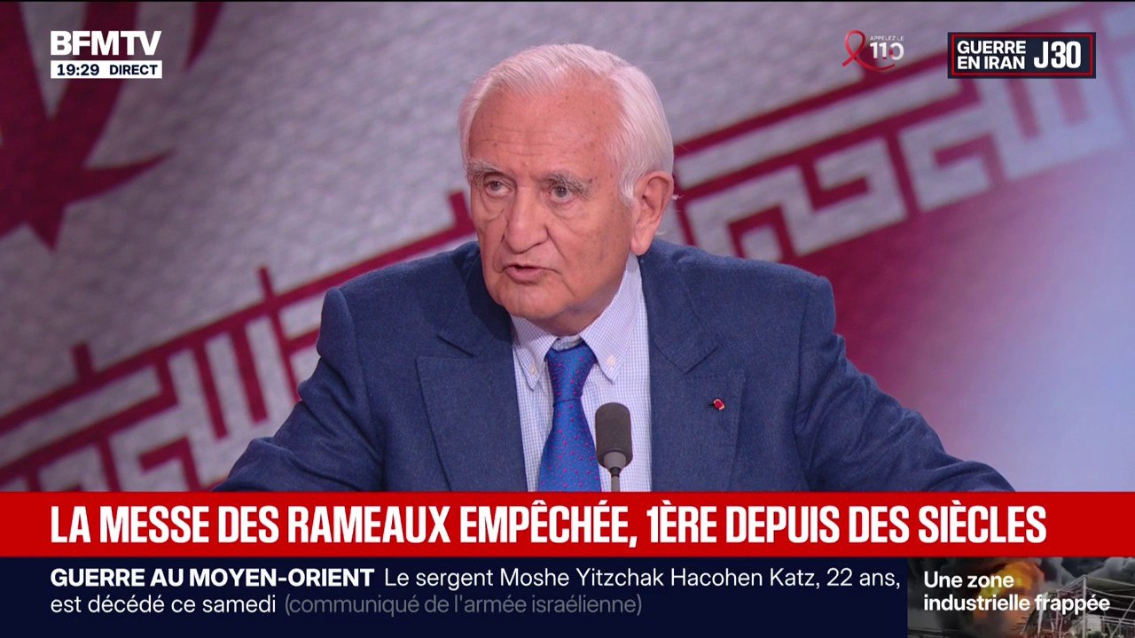 Interdiction d'accès au Saint-Sépulcre à Jérusalem: "C'est une blessure profonde pour tous les catholiques du monde entier", déclare Jean-Pierre Raffarin, ancien Premier ministre