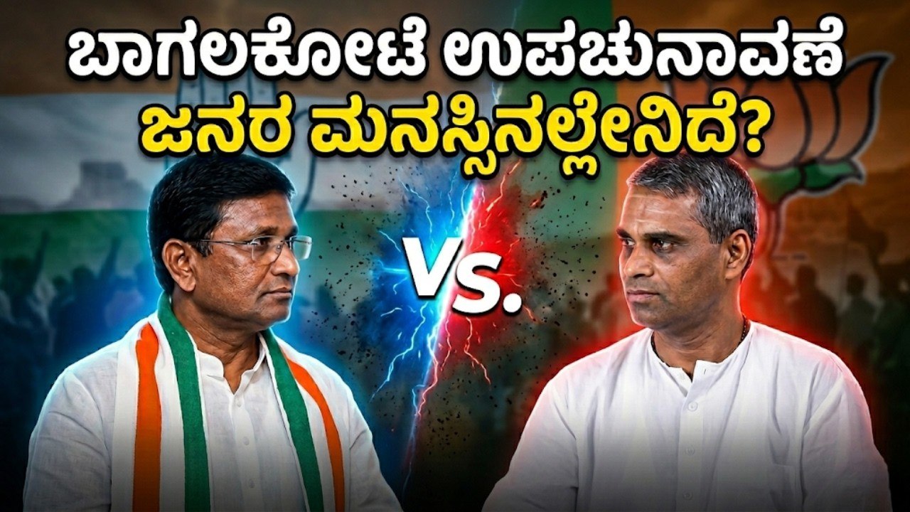 ಬಾಗಲಕೋಟೆ ಉಪಸಮರ: ಕೈ ಗ್ಯಾರಂಟಿ ವರ್ಸಸ್ ಕಮಲದ ಅಭಿವೃದ್ಧಿ! | Nanna Votu Nanna Matu | Bagalkot by election