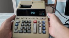 Calculadora Sharp EL-1197GII - Operações simples