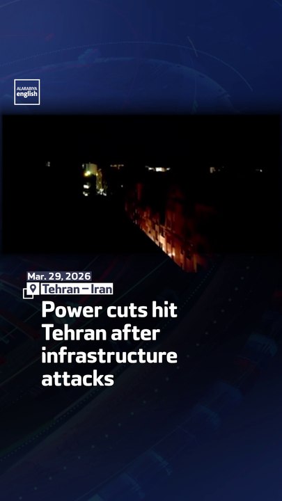 Power cuts hit Tehran after infrastructure attacks