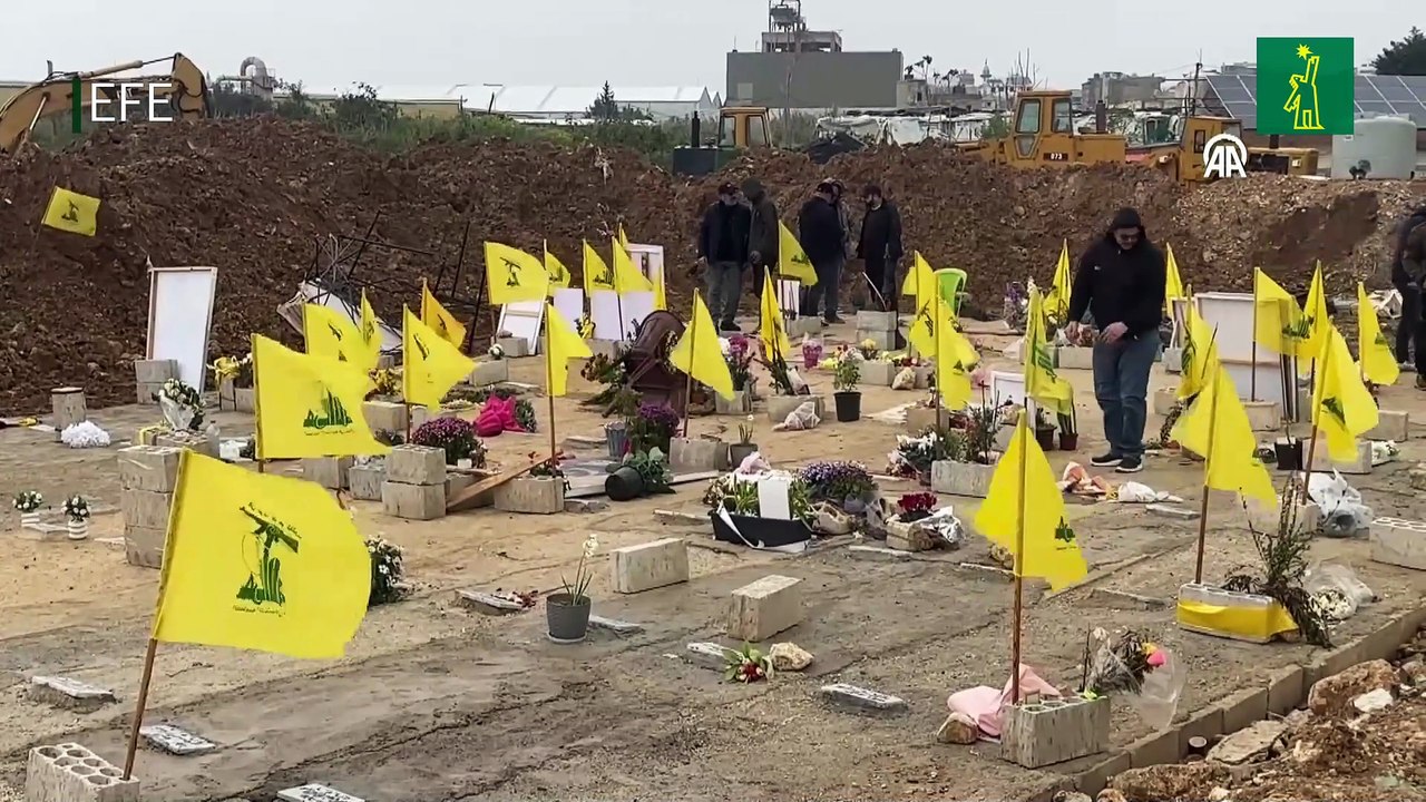 El Líbano despide a tres periodistas asesinados en un ataque israelí en el sur del país