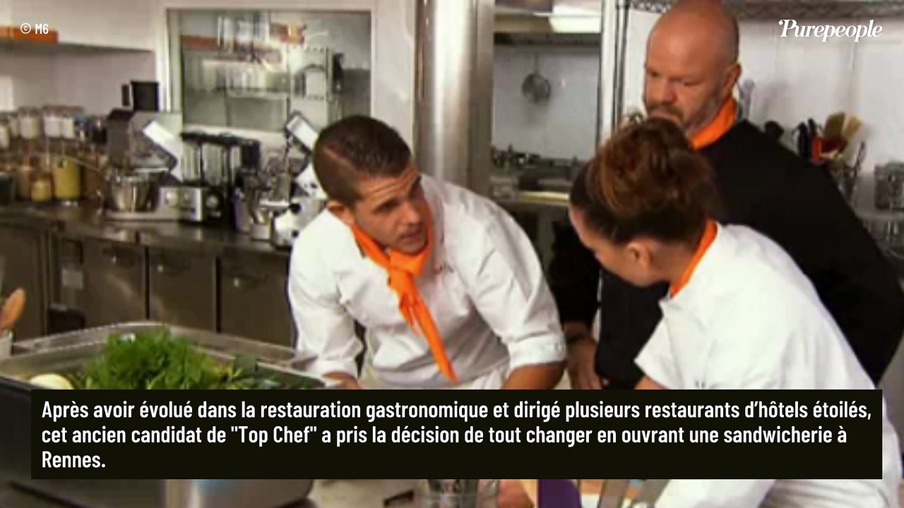 Cet ancien candidat de Top Chef a préféré délaisser la restauration traditionnelle pour ouvrir une sandwicherie