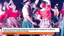 El Ballet Folklórico del Parque del Conocimiento celebro 10 años de trayectoria en Posadas
