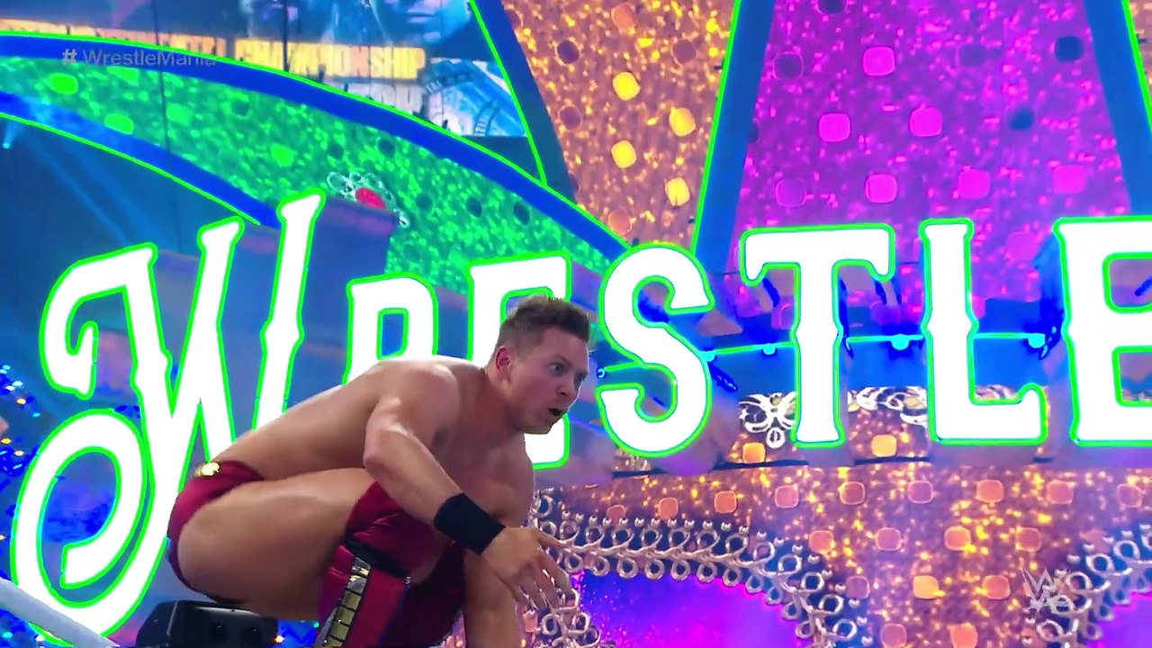 FULL MATCH Miz vs. Seth Rollins vs. Finn Bálor   Intercontinental Title Match WrestleMania 34