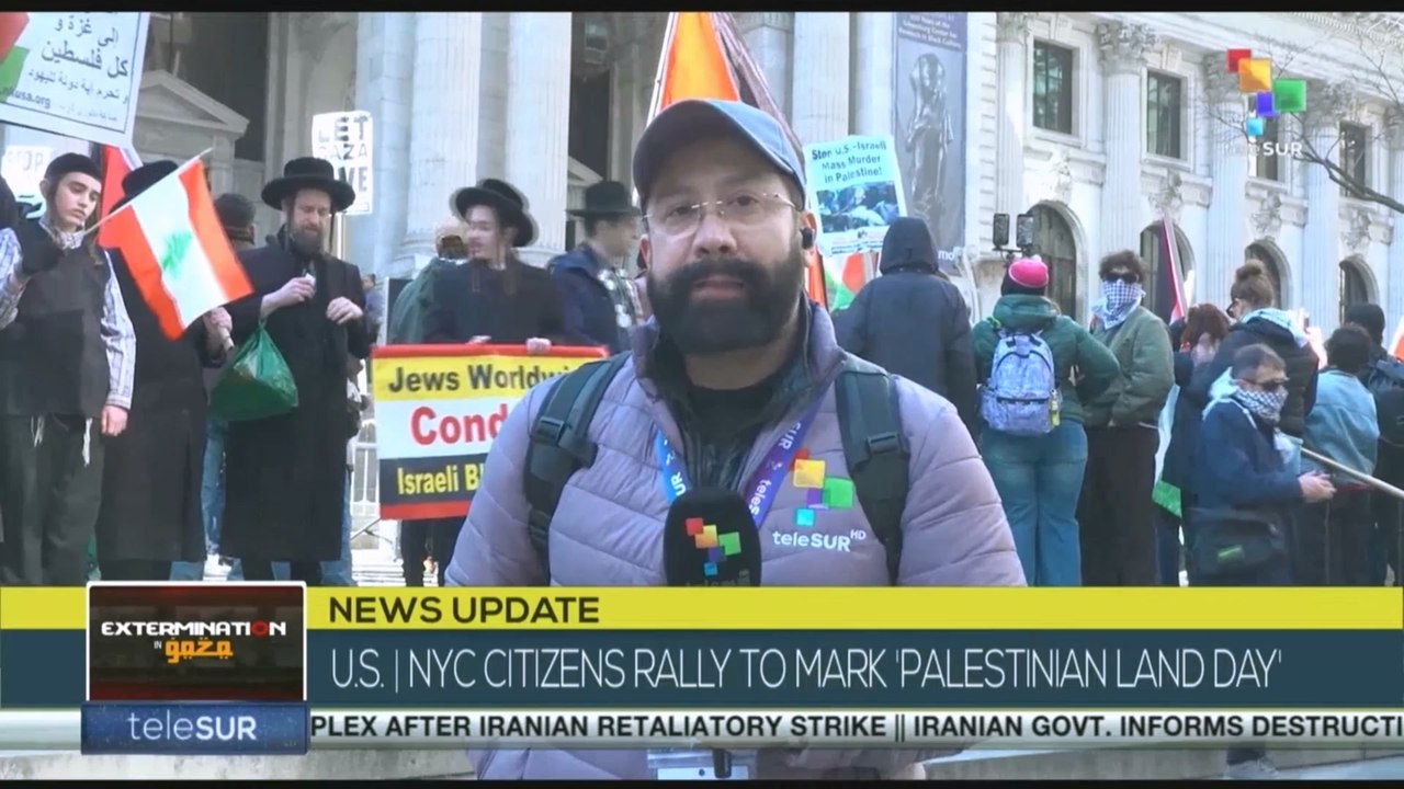 United States: Pro-Palestinian rallies held worldwide ahead of 'Land Day'