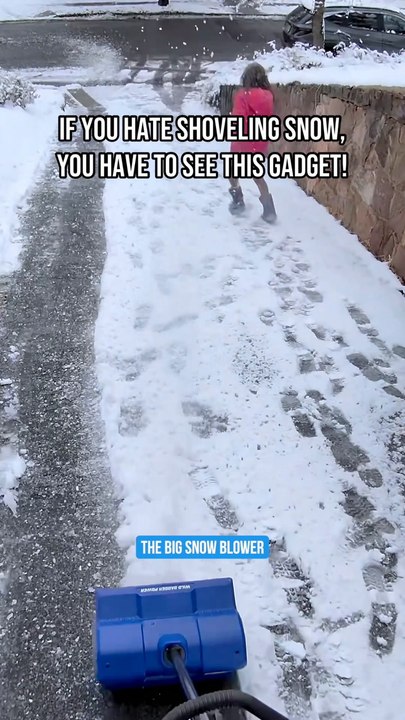 I Knew About Snow Blowers, But Cordless Electric Snow Shovels... #shorts