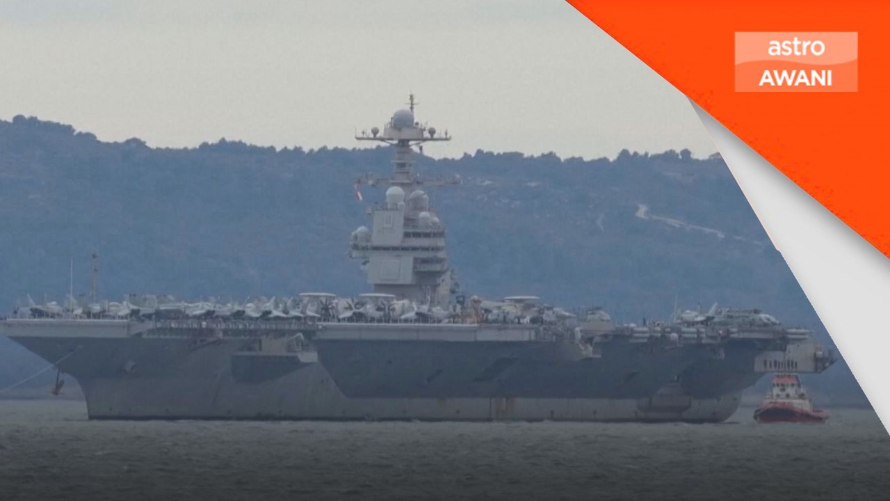 USS Gerald R Ford ditarik balik akibat masalah teknikal