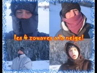 les 4 zouaves a la neige