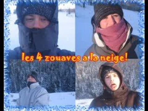 les 4 zouaves a la neige