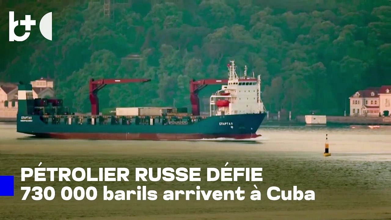 Un pétrolier russe s'approche de Cuba, défiant le blocus pétrolier américain