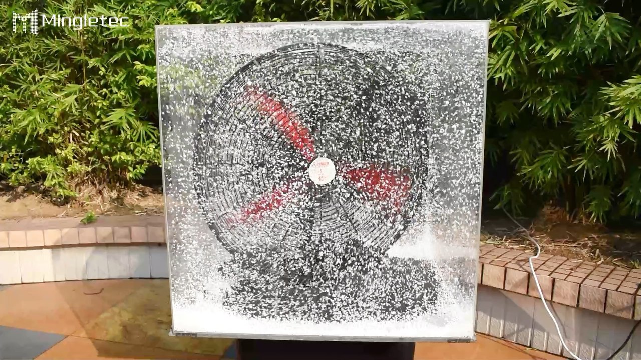 Mingletec BLDC Industrial fan dust test video #brushless ##dcmoto #highquality #industrial #fan #energysaving #speedcontrol #electric #warehouse #factory #manufacturer #phlippines #fyp #test #video