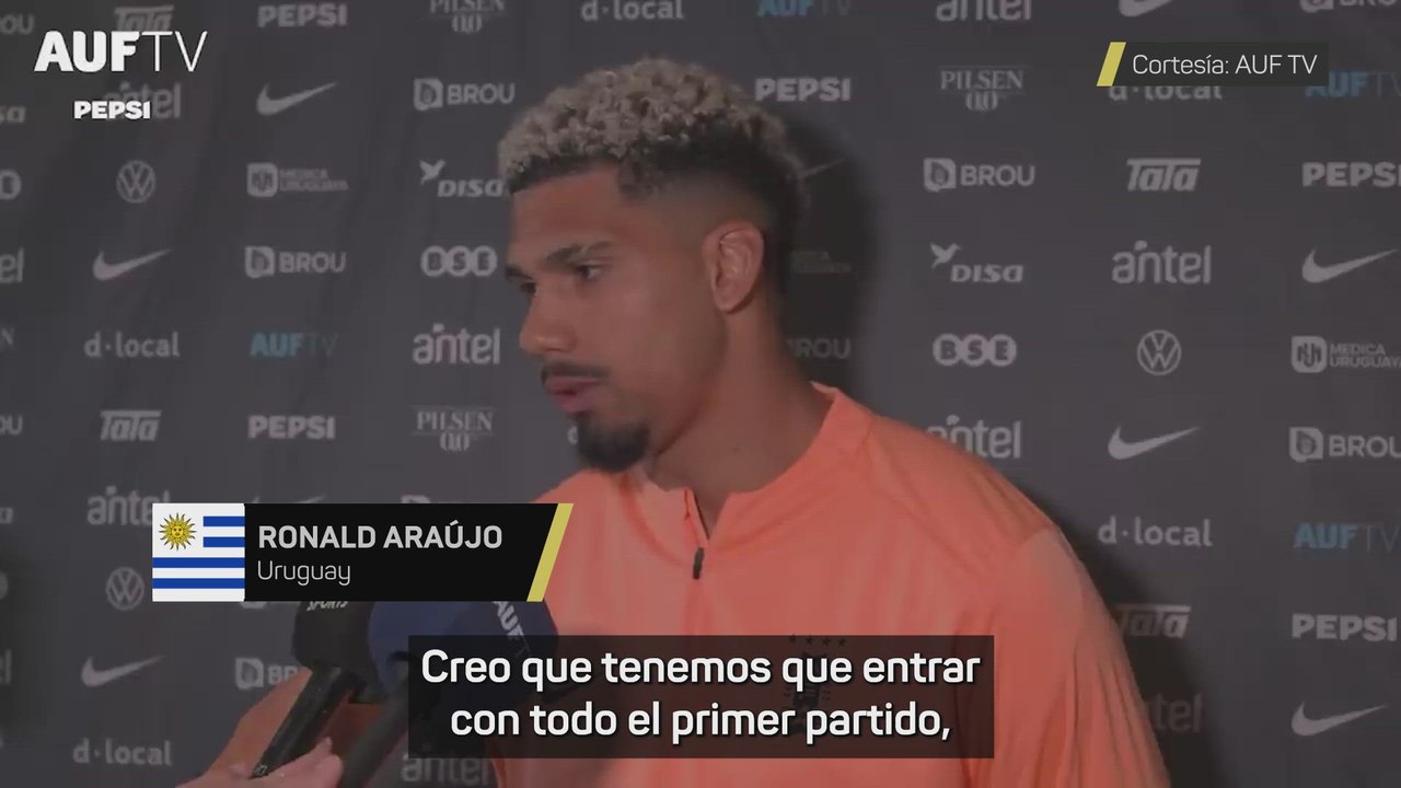 Araujo avisa a España y a Lamine de cara al Mundial