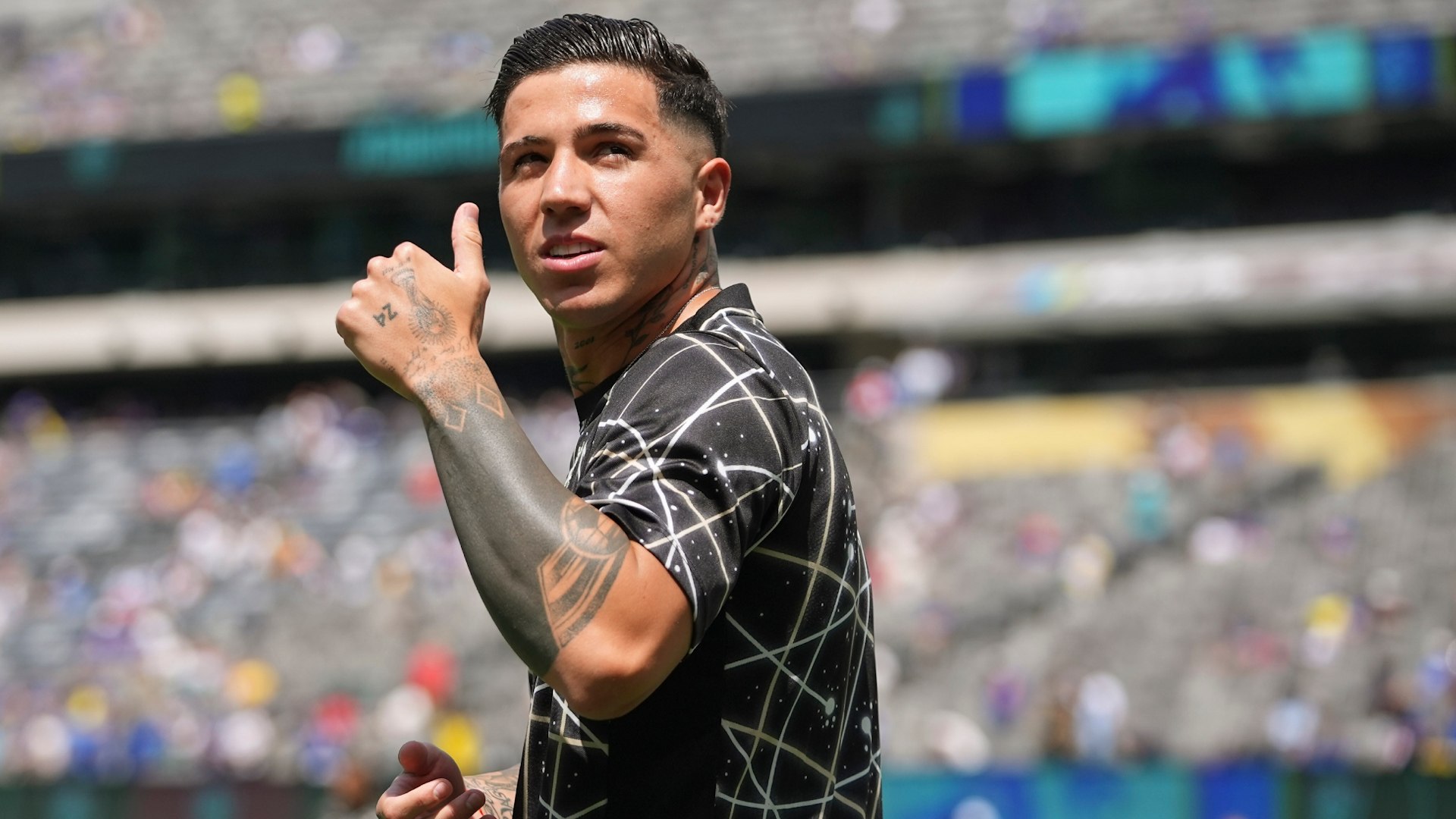 El guiño de Enzo Fernández a Madrid al ser preguntado por su futuro