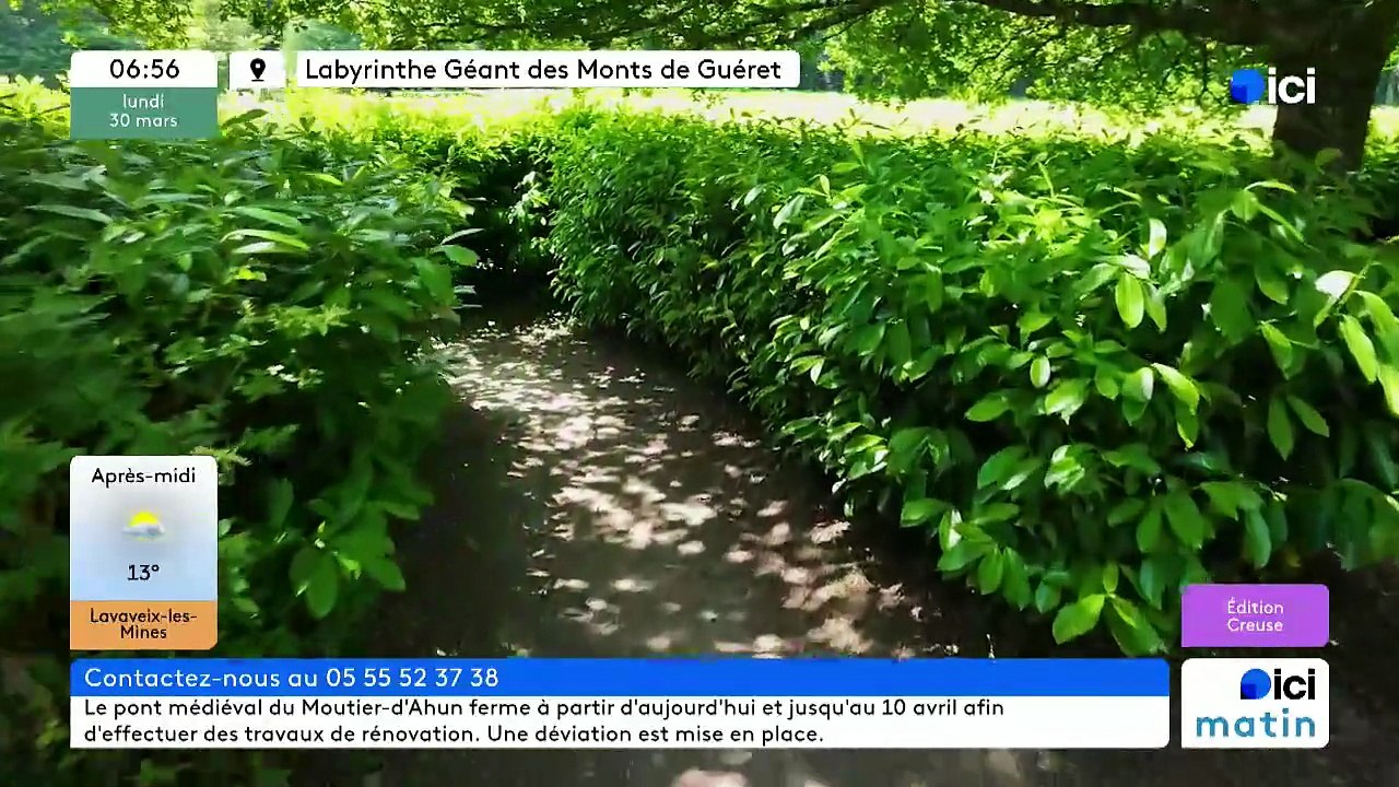 30/03/2026 - ici matin par ici Creuse en vidéo