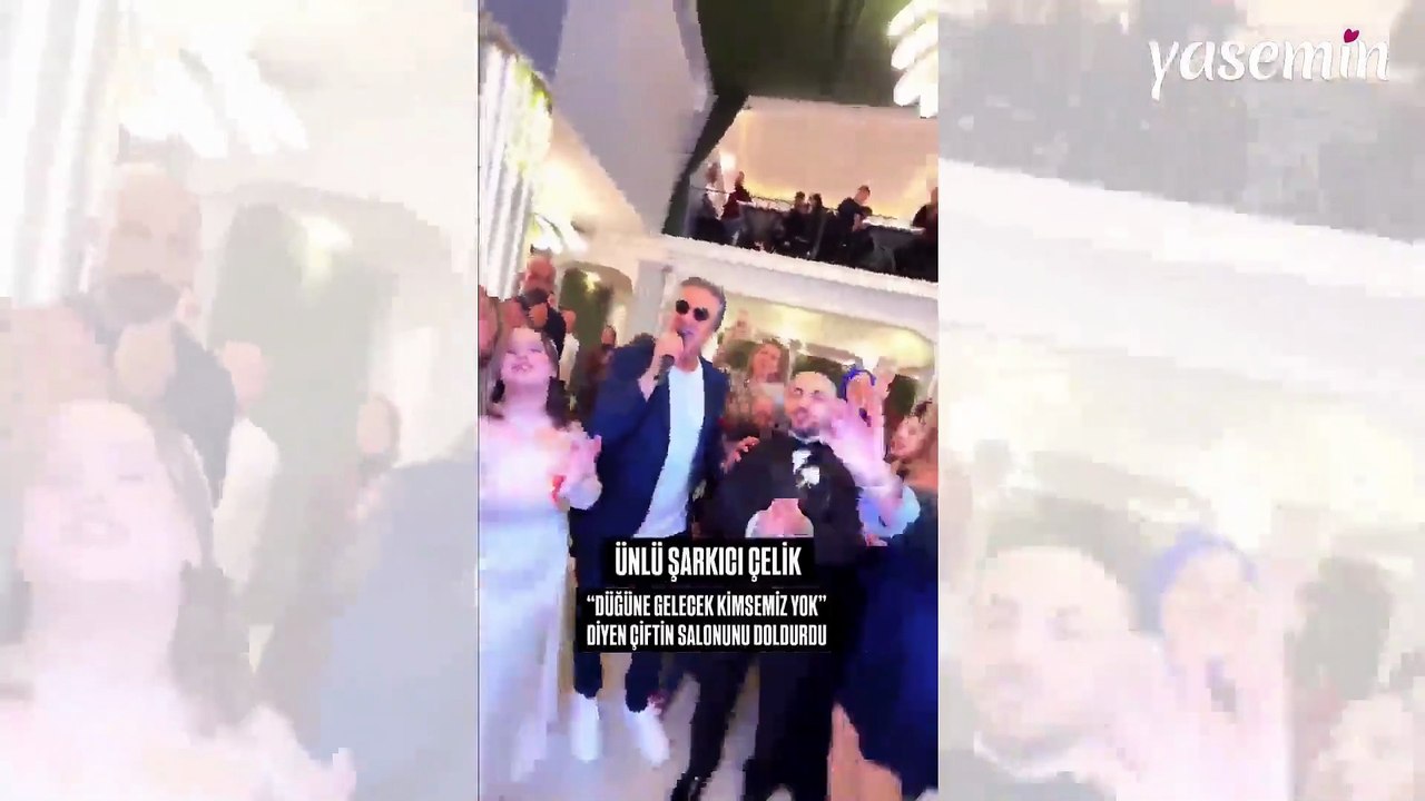 Gönülleri fethetti: Şarkıcı Çelik takipçisinin düğününe katıldı!