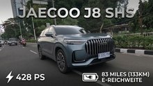 2026 Jaecoo J8 SHS: 7-Sitzer SUV mit starker Performance im Fokus