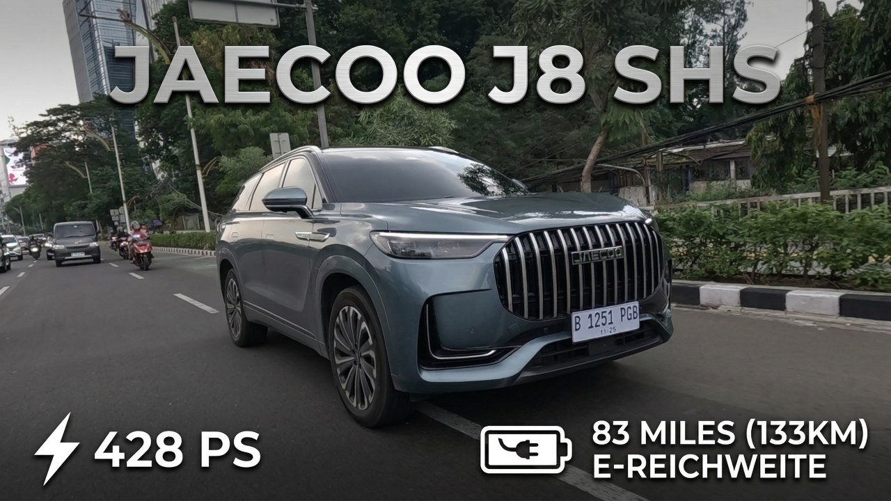 2026 Jaecoo J8 SHS: 7-Sitzer SUV mit starker Performance im Fokus