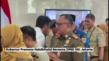 Gubernur Pramono Gelar Halalbihalal Bersama DPRD DKI Jakarta