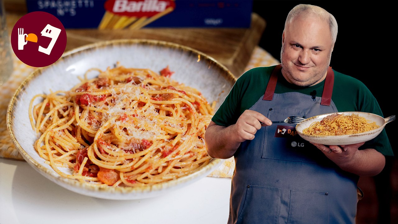 Cómo hacer Espaguetis a la Amatriciana (La auténtica receta de Italia)