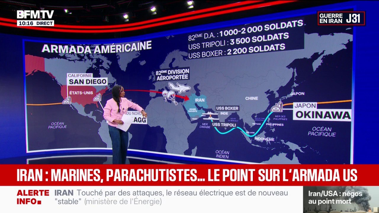 LES ÉCLAIREURS - Marines, parachutistes… Quelles sont les troupes américaines présentes à proximité de l'Iran ?