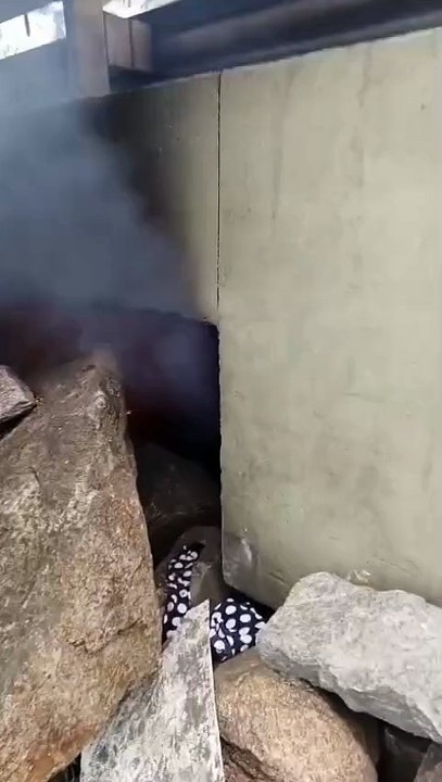 Frigideira improvisada causa incêndio em ponte mais movimentada de SC