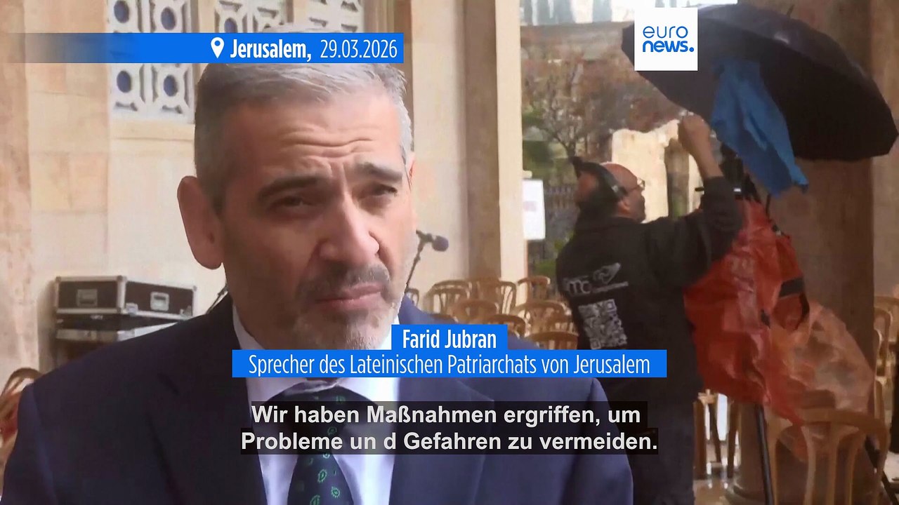 Erstmals keine messe am palmsonntag in jerusalem: kardinal pizzaballa von israels polizei gestoppt