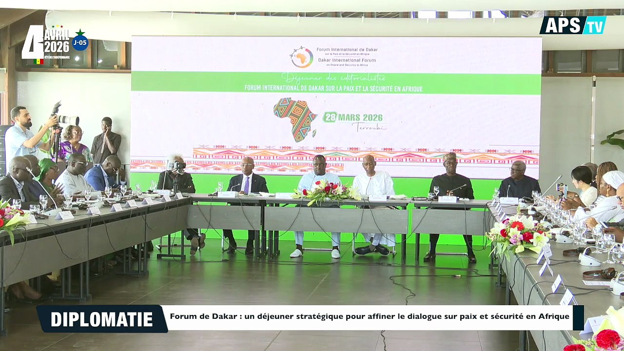 wlf-Forum de Dakar - un déjeuner stratégique pour affiner le dialogue sur paix et sécurité en Afrique