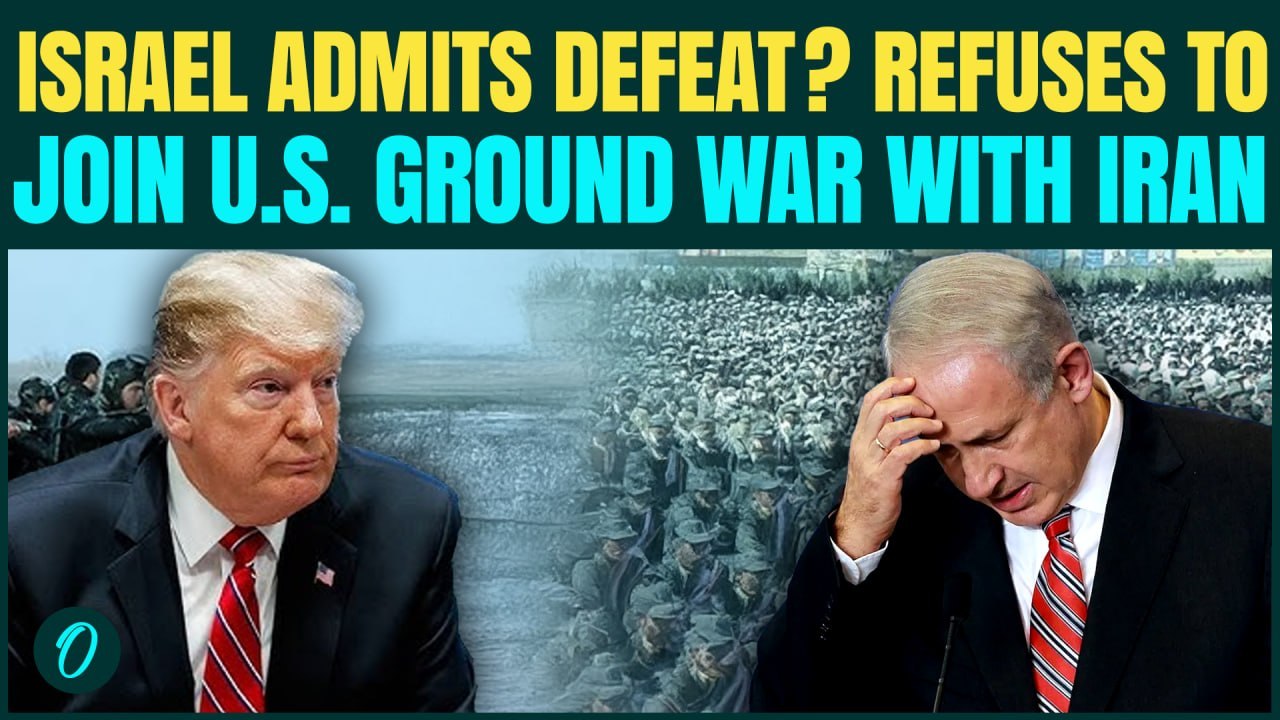 Israel REFUSES U.S. Ground War In Iran, Trump Left Alone| Netanyahu Troop Shortage EXPOSED! Iran War